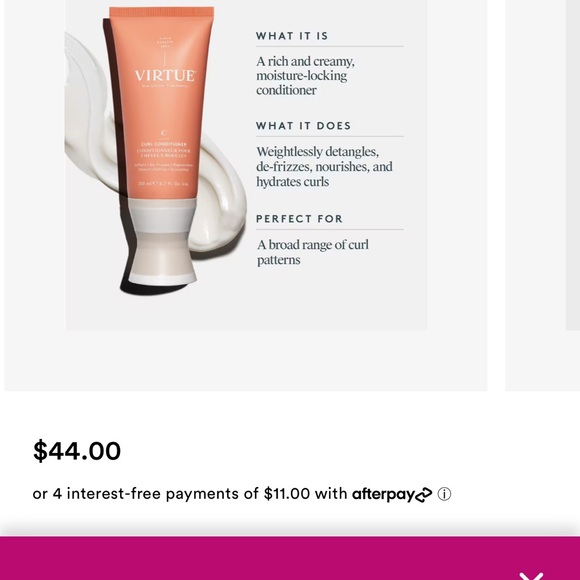 Virtue Curl conditioner 6.7 oz - Picture 2 of 4